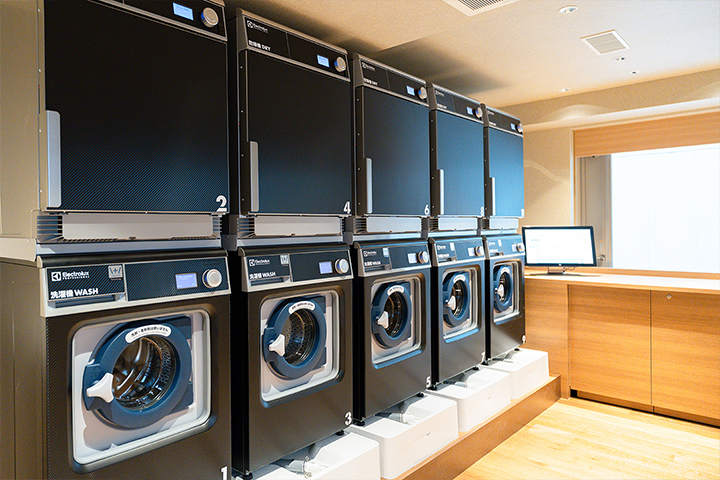 洗剤不使用のコインランドリー