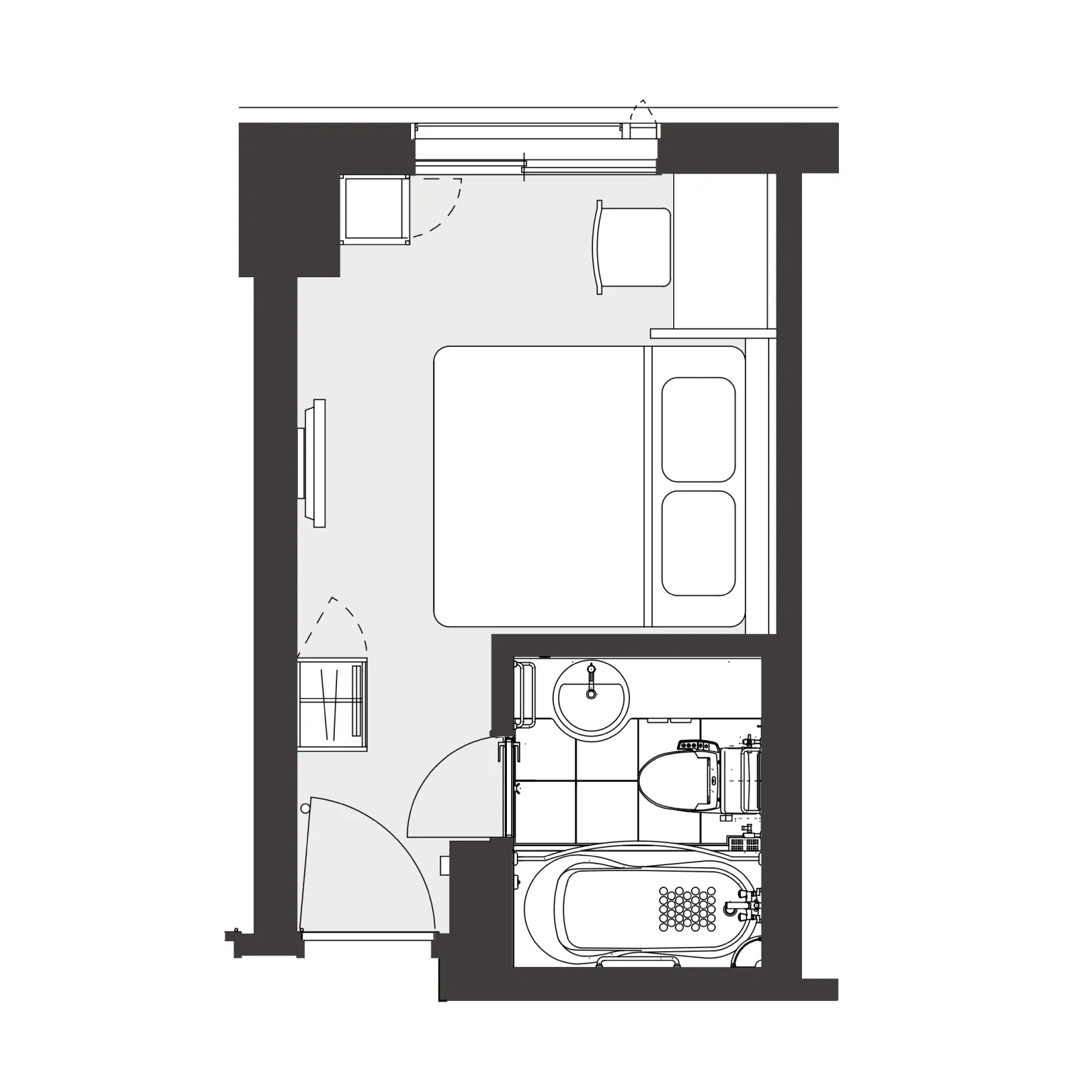 STANDARD DOUBLE floor plan